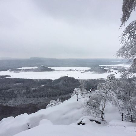 Gasthaus & Pension Zirkelstein Schöna Zewnętrze zdjęcie