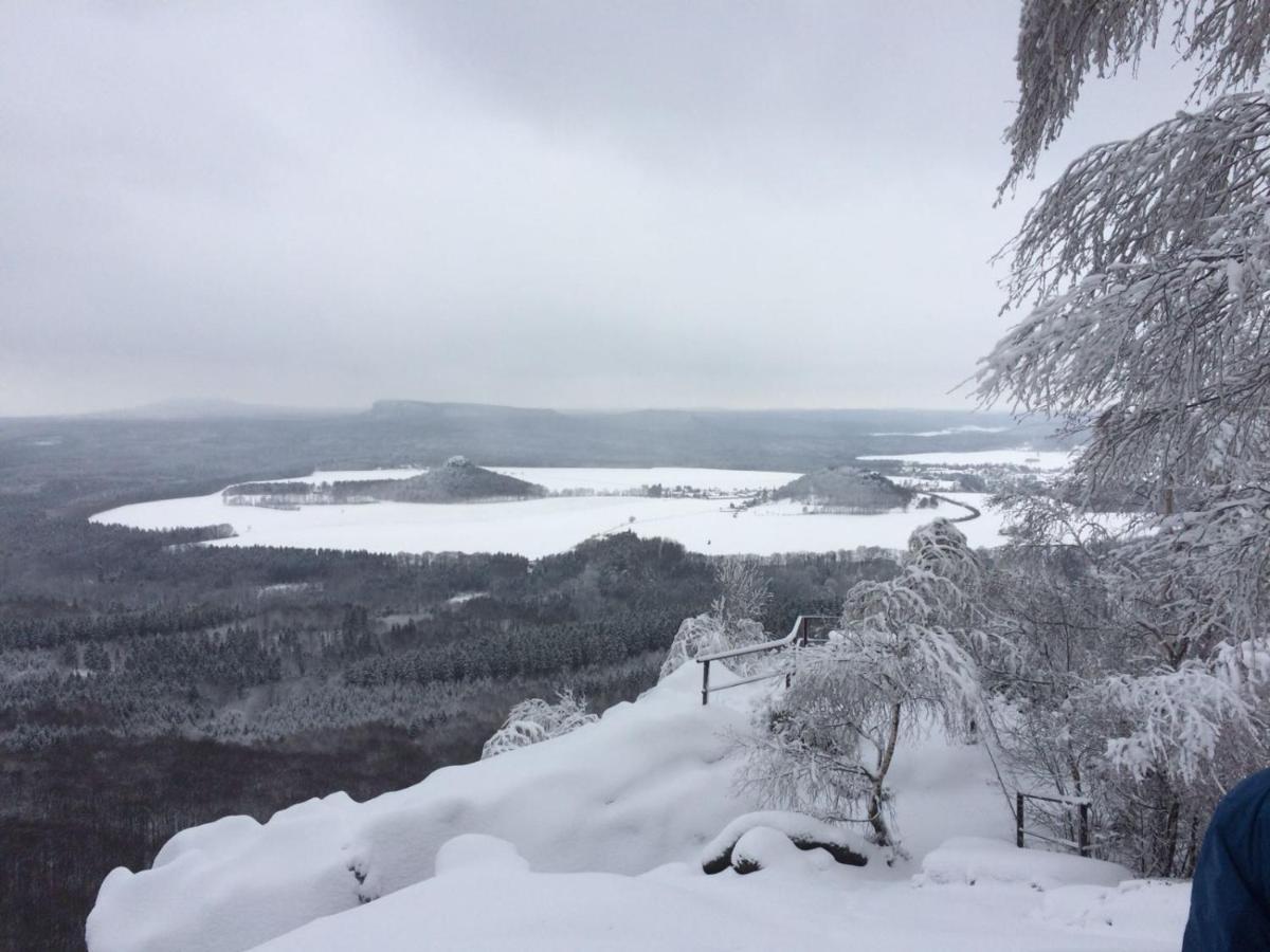 Gasthaus & Pension Zirkelstein Schöna Zewnętrze zdjęcie